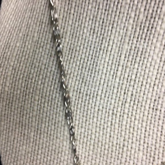 Luvalti Silver Pendant Necklace Crescent Moon Blue Purple Galaxy Retro BoHo - Picture 4 of 6